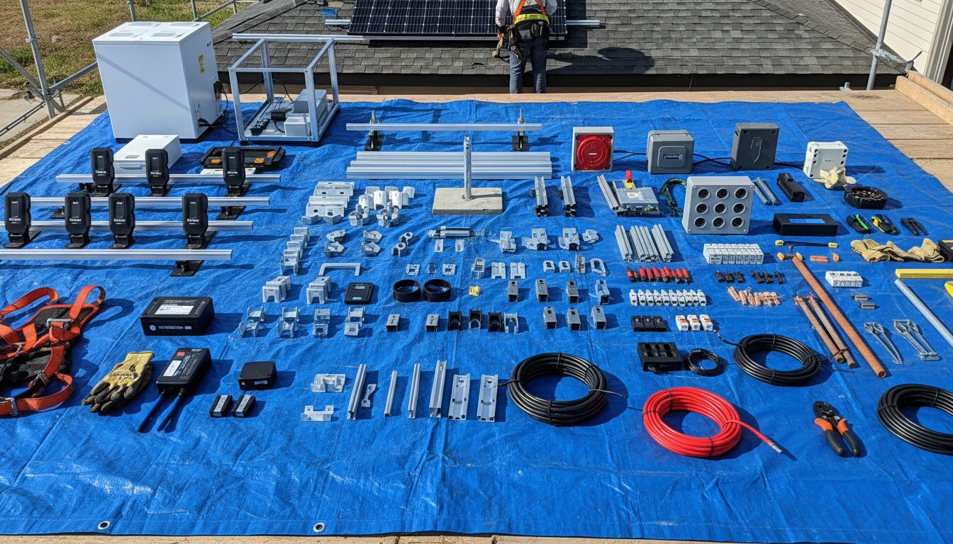 découvrez notre nouvelle rubrique dédiée aux accessoires complémentaires pour installations photovoltaïques, facilitant l'optimisation et la performance de vos systèmes solaires.